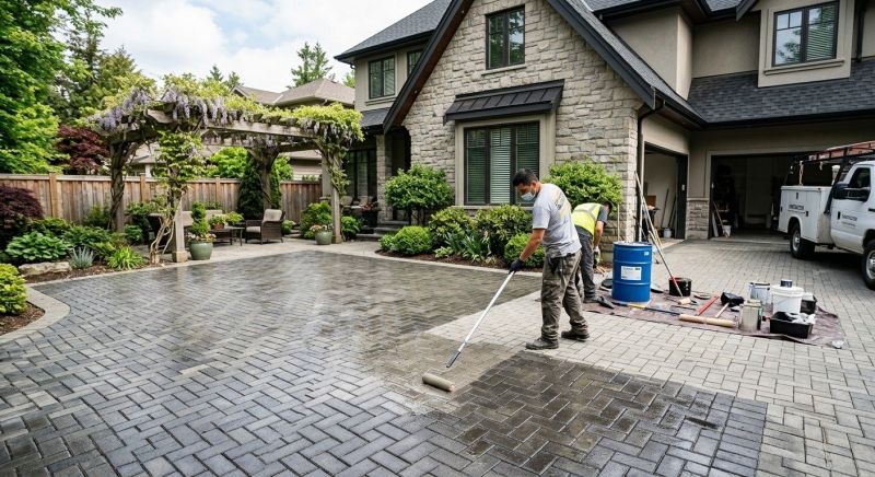 Sidewalk Concrete Sealing in Gig Harbor, WA