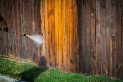 Privacy Fence Pressure Washing