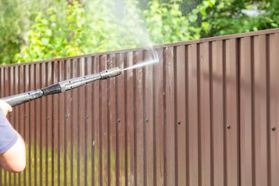 Vinyl Fence Pressure Washing