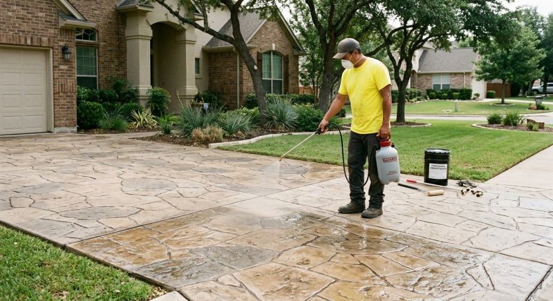 Porch Concrete Sealing in Tacoma, WA